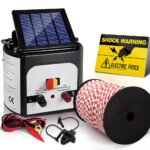 Giantz Fence Energiser 8KM Solar Powered Electric 500M Poly Rope - Image 7