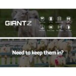 Giantz Fence Energiser 8KM Solar Powered Electric 500M Poly Wire Insulator - Image 3