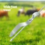 Giantz 20x Electric Fence Pigtail Posts Steel Tape Fencing - Image 5