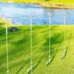 Giantz 20x Electric Fence Pigtail Posts Steel Tape Fencing