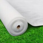 Instahut 90% Shade Cloth 3.66x30m Shadecloth Wide Heavy Duty White