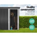 Giantz Garden Shed 1.62x0.86M Sheds Outdoor Storage Tool Workshop House Shelter Sliding Door - Image 4