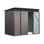Giantz Garden Shed 2.31x1.31M Sheds Outdoor Storage Tool Metal Workshop Shelter Double Door - Image 7
