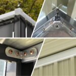 Giantz Garden Shed Sheds Outdoor Storage 2.06x1.96M Tool Workshop House Shelter - Image 6