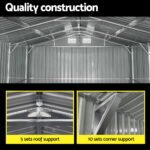 Giantz Garden Shed Sheds Outdoor Storage 3x5.38M Tool Workshop House Shelter - Image 5