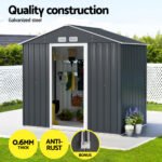Giantz Garden Shed Outdoor Storage 2.15x1.3M Tool Workshop House Shelter Sliding Door - Image 4