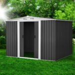 Giantz Garden Shed 2.58x2.07M Sheds Outdoor Storage Workshop Metal Shelter Sliding Door - Image 7