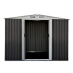 Giantz Garden Shed 2.58x2.07M w/Metal Base Sheds Outdoor Storage Double Door Tool - Image 3