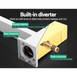 Cefito 10'' Rain Shower Head Set Handheld Square High Pressure Chrome - Image 6