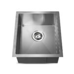 Cefito Kitchen Sink 45X39CM Stainless Steel Basin Single Bowl Silver - Image 3