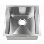 Cefito Kitchen Sink 51X45CM Stainless Steel Basin Single Bowl Silver - Image 3