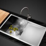 Cefito Kitchen Sink 87X45CM Stainless Steel Basin Single Bowl Silver - Image 8