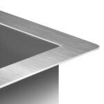 Cefito Kitchen Sink 87X45CM Stainless Steel Basin Single Bowl Silver - Image 5