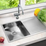 Cefito Kitchen Sink 87X45CM Stainless Steel Basin Single Bowl Silver - Image 7