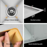 Cefito Kitchen Sink Basin Stainless Steel Under/Top/Flush Mount Bowl 122X45CM - Image 6