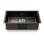 Cefito Kitchen Sink 45X30CM Stainless Steel Basin Single Bowl Black - Image 3