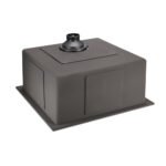 Cefito Kitchen Sink 51X45CM Stainless Steel Basin Single Bowl Black - Image 4