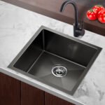 Cefito Kitchen Sink 51X45CM Stainless Steel Basin Single Bowl Black - Image 7