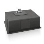 Cefito Kitchen Sink 70X45CM Stainless Steel Basin Single Bowl Black - Image 4