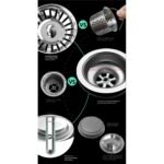 Cefito Kitchen Sink 36X36CM Stainless Steel Nano Basin Single Bowl Silver - Image 6