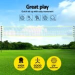 Everfit 9M Portable Volleyball Net Set with Ball Boundary Lines Badminton Tennis - Image 4