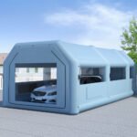 Giantz Inflatable Spray Booth 8.5X4.6M Car Paint Tent Filter System 2 Blowers - Image 7