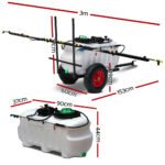 Giantz Weed Sprayer 100L Trailer 3M Boom Garden Spray - Image 2