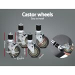 Cefito 1524x610mm Stainless Steel Kitchen Bench with Wheels 304 - Image 3