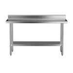 Cefito Stainless Steel  Kitchen  Bench w/ Splashback 1500x600MM 430 - Image 3