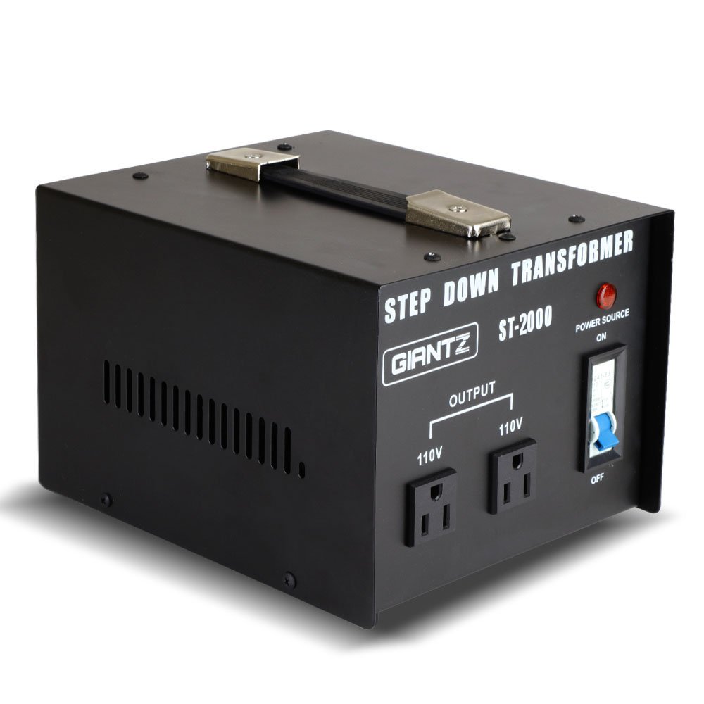 ST-2000W-BL-00.jpg Giantz 2000 Watt Step Down Transformer - Image 1