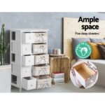 Artiss 5 Chest of Drawers with 5 Baskets - MAY - Image 7