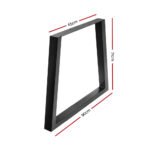 Artiss Metal Table Legs DIY Trapezoid 65X90CM Set of 2 - Image 2