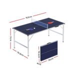 Everfit Table Tennis Ping Pong Table Portable Foldable Family Game Home Indoor - Image 2