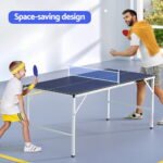 Everfit Table Tennis Ping Pong Table Portable Foldable Family Game Home Indoor - Image 4