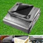 Instahut Tarp Tarpaulin 7.3x9m Canvas Camping Heavy Duty Sun Cover - Image 8