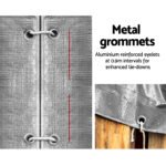 Instahut Tarp Tarpaulin 9x12m Canvas Camping Heavy Duty Sun Cover - Image 6