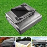Instahut Tarp Tarpaulin 9x12m Canvas Camping Heavy Duty Sun Cover - Image 7