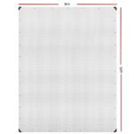 Instahut Tarp Tarpaulin 9x12m Canvas Heavy Duty Camping Cover Clear - Image 2