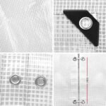 Instahut Tarp Tarpaulin 9x12m Canvas Heavy Duty Camping Cover Clear - Image 3