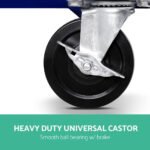 Giantz 14 Drawer Tool Box Cabinet Chest Mechanic Garage Storage Trolley Blue - Image 7