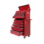 Giantz 14 Drawer Tool Box Cabinet Chest Mechanic Garage Storage Trolley Red - Image 8