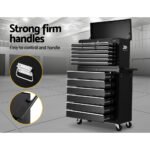 Giantz 16 Drawer Tool Box Cabinet Chest Trolley Toolbox Garage Storage Box - Image 7