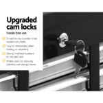 Giantz 17 Drawer Tool Box Cabinet Chest Trolley Toolbox Garage Storage Box Grey - Image 4