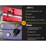 Giantz 5 Drawer Tool Box Cabinet Chest Trolley Box Garage Storage Toolbox Red - Image 4