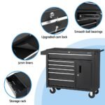 Giantz 6 Drawer Tool Box Chest Cabinet Toolbox Storage Garage Organiser Wheels - Image 6