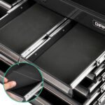 Giantz 9 Drawer Tool Box Cabinet Chest Toolbox Storage Garage Organiser Black - Image 7