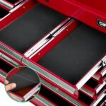 Giantz 9 Drawer Tool Box Cabinet Chest Toolbox Storage Garage Organiser Red - Image 7