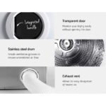Devanti 7kg Vented Tumble Dryer - White - Image 6