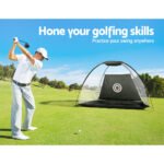 Everfit 3M Golf Practice Net And Training Mat Set Driving Target Black - Image 5