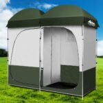 Weisshorn Double Camping Shower Toilet Tent Outdoor Portable Change Room - Image 7
